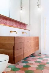 Opções de acabamento para a telha do banheiro (mais de 175 fotos). Crie um design que será lembrado