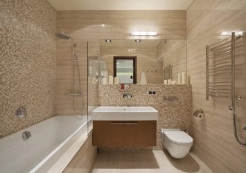 Opções de acabamento para a telha do banheiro (mais de 175 fotos). Crie um design que será lembrado