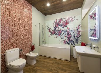Opções de acabamento para a telha do banheiro (mais de 175 fotos). Crie um design que será lembrado