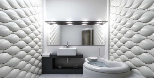 Opções de acabamento para a telha do banheiro (mais de 175 fotos).Crie um design que será lembrado