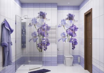 Opções de acabamento para a telha do banheiro (mais de 175 fotos). Crie um design que será lembrado
