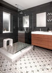 Opções de acabamento para a telha do banheiro (mais de 175 fotos). Crie um design que será lembrado