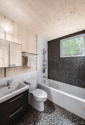 Opções de acabamento para a telha do banheiro (mais de 175 fotos). Crie um design que será lembrado