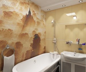 Opções de acabamento para a telha do banheiro (mais de 175 fotos). Crie um design que será lembrado