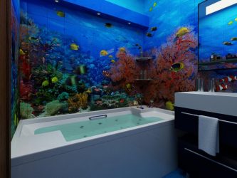 Opções de acabamento para a telha do banheiro (mais de 175 fotos). Crie um design que será lembrado