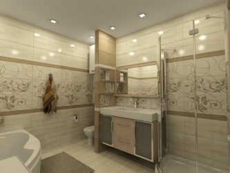 Opções de acabamento para a telha do banheiro (mais de 175 fotos). Crie um design que será lembrado