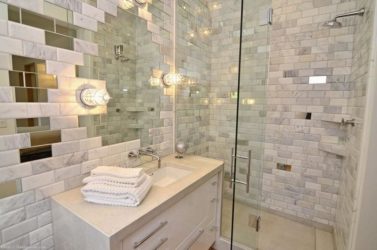 Opções de acabamento para a telha do banheiro (mais de 175 fotos). Crie um design que será lembrado