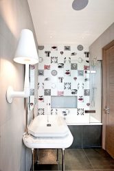 Opções de acabamento para a telha do banheiro (mais de 175 fotos). Crie um design que será lembrado