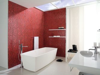 Opções de acabamento para a telha do banheiro (mais de 175 fotos). Crie um design que será lembrado