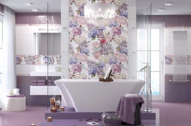 Opções de acabamento para a telha do banheiro (mais de 175 fotos). Crie um design que será lembrado