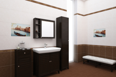 Opções de acabamento para a telha do banheiro (mais de 175 fotos). Crie um design que será lembrado