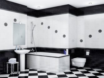 Opções de acabamento para a telha do banheiro (mais de 175 fotos). Crie um design que será lembrado