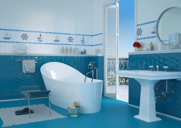 Opções de acabamento para a telha do banheiro (mais de 175 fotos). Crie um design que será lembrado