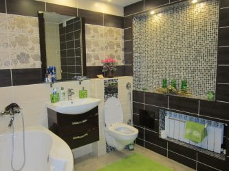 Opções de acabamento para a telha do banheiro (mais de 175 fotos). Crie um design que será lembrado