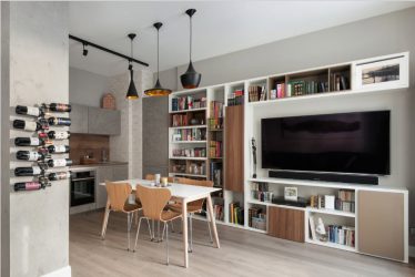 Como pendurar uma TV na parede? Mais de 150 projetos interiores da foto