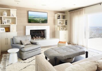 Como pendurar uma TV na parede? Mais de 150 projetos interiores da foto