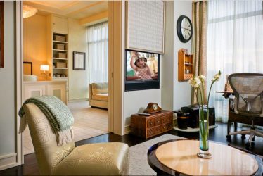Como pendurar uma TV na parede? Mais de 150 projetos interiores da foto