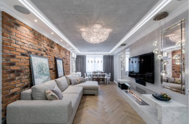 Como pendurar uma TV na parede? Mais de 150 projetos interiores da foto