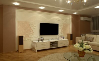 Como pendurar uma TV na parede? Mais de 150 projetos interiores da foto