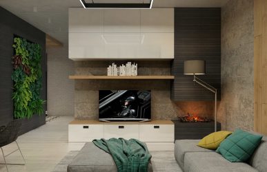 Como pendurar uma TV na parede? Mais de 150 projetos interiores da foto