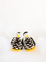 Artesanato de cones de abeto (grandes, pintados) para o Ano Novo (mais de 175 fotos) Belos brinquedos para as férias!