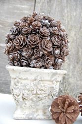 Artesanato de cones de abeto (grandes, pintados) para o Ano Novo (mais de 175 fotos) Belos brinquedos para as férias!