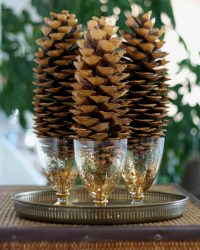 Artesanato de cones de abeto (grandes, pintados) para o Ano Novo (mais de 175 fotos) Belos brinquedos para as férias!