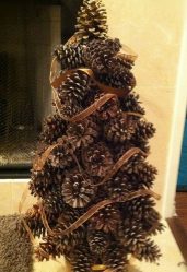Artesanato de cones de abeto (grandes, pintados) para o Ano Novo (mais de 175 fotos) Belos brinquedos para as férias!