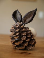 Artesanato de cones de abeto (grandes, pintados) para o Ano Novo (mais de 175 fotos) Belos brinquedos para as férias!