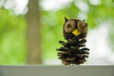 Artesanato de cones de abeto (grandes, pintados) para o Ano Novo (mais de 175 fotos) Belos brinquedos para as férias!