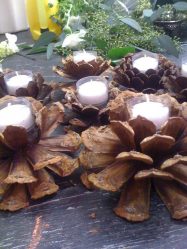 Artesanato de cones de abeto (grandes, pintados) para o Ano Novo (mais de 175 fotos) Belos brinquedos para as férias!