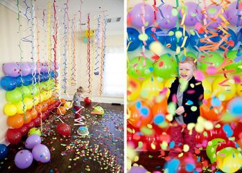 Como decorar o quarto para o aniversário da criança com as próprias mãos? (180+ Idéias Fotográficas) Nós fazemos dependendo das necessidades de idade