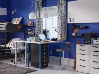 Como escolher uma mesa com gavetas e uma prateleira: (mais de 190 fotos) Organize o espaço de forma prática