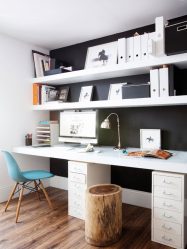 Como escolher uma mesa com gavetas e uma prateleira: (mais de 190 fotos) Organize o espaço de forma prática