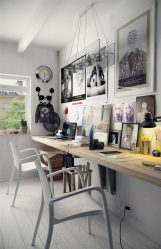 Como escolher uma mesa com gavetas e uma prateleira: (mais de 190 fotos) Organize o espaço de forma prática