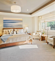 Como fazer espaço no quarto acima da cama: colocação de pinturas pelo Feng Shui. 170+ (Fotos) acentos brilhantes e elegantes