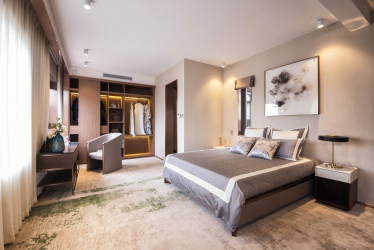 Como fazer espaço no quarto acima da cama: colocação de pinturas pelo Feng Shui. 170+ (Fotos) acentos brilhantes e elegantes