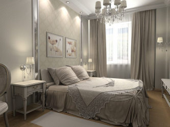 Como fazer espaço no quarto acima da cama: colocação de pinturas pelo Feng Shui. 170+ (Fotos) acentos brilhantes e elegantes