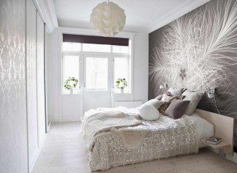 Como fazer espaço no quarto acima da cama: colocação de pinturas pelo Feng Shui. 170+ (Fotos) acentos brilhantes e elegantes