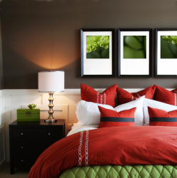 Como fazer espaço no quarto acima da cama: colocação de pinturas pelo Feng Shui. 170+ (Fotos) acentos brilhantes e elegantes