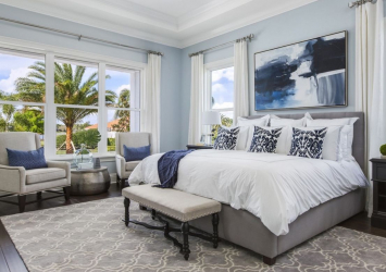 Como fazer espaço no quarto acima da cama: colocação de pinturas pelo Feng Shui. 170+ (Fotos) acentos brilhantes e elegantes