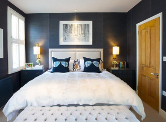 Como fazer espaço no quarto acima da cama: colocação de pinturas pelo Feng Shui. 170+ (Fotos) acentos brilhantes e elegantes