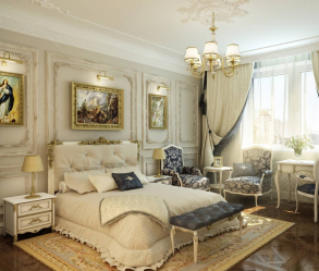 Como fazer espaço no quarto acima da cama: colocação de pinturas pelo Feng Shui. 170+ (Fotos) acentos brilhantes e elegantes