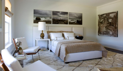 Como fazer espaço no quarto acima da cama: colocação de pinturas pelo Feng Shui. 170+ (Fotos) acentos brilhantes e elegantes