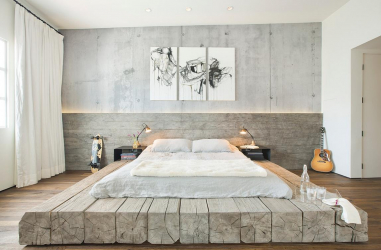 Como fazer espaço no quarto acima da cama: colocação de pinturas pelo Feng Shui. 170+ (Fotos) acentos brilhantes e elegantes