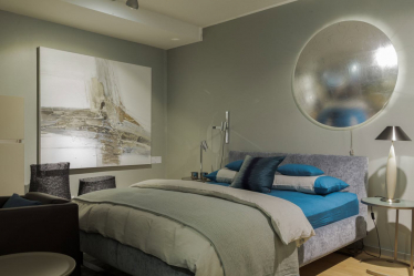 Como fazer espaço no quarto acima da cama: colocação de pinturas pelo Feng Shui. 170+ (Fotos) acentos brilhantes e elegantes
