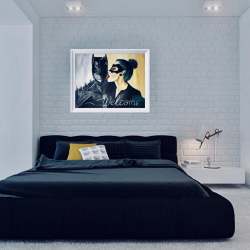 Como fazer espaço no quarto acima da cama: colocação de pinturas pelo Feng Shui. 170+ (Fotos) acentos brilhantes e elegantes