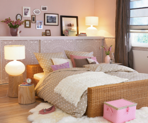 Como fazer espaço no quarto acima da cama: colocação de pinturas pelo Feng Shui. 170+ (Fotos) acentos brilhantes e elegantes
