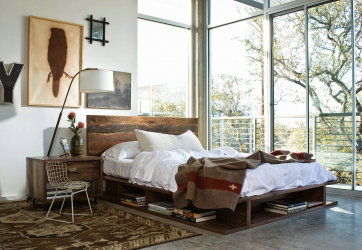Como fazer espaço no quarto acima da cama: colocação de pinturas pelo Feng Shui. 170+ (Fotos) acentos brilhantes e elegantes