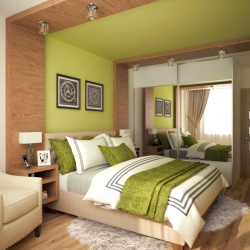 Como fazer espaço no quarto acima da cama: colocação de pinturas pelo Feng Shui. 170+ (Fotos) acentos brilhantes e elegantes